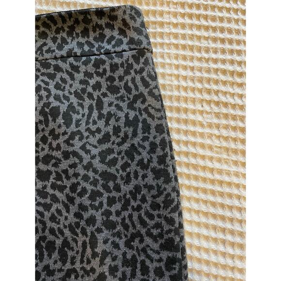 John Paul Richard Y2K Cheetah Print Black & Gray Mini Pencil Skirt Size Large - Picture 6 of 10